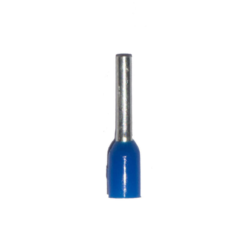 Pack De 10 Unidades - Puntera Aislada 00,75 Mm², Azul, 100 Uds