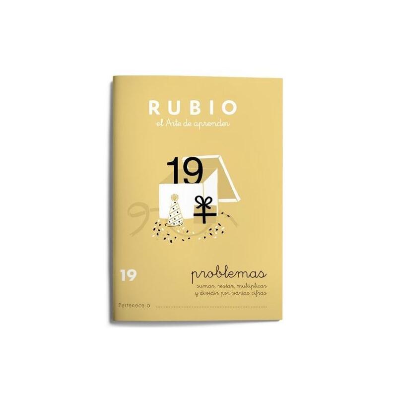 Pack De 10 Unidades Rubio Cuaderno De Problemas Nº 19