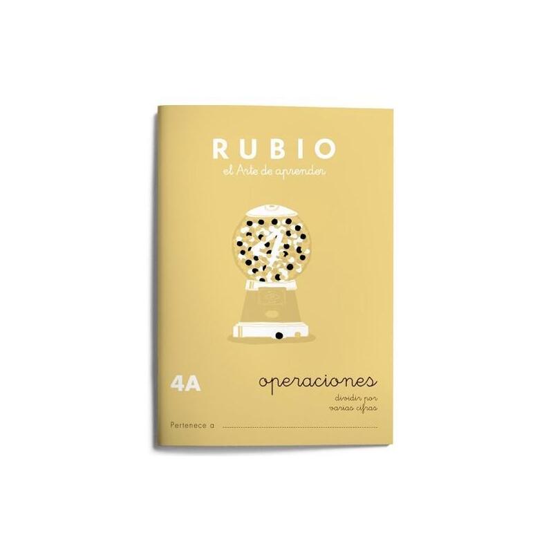 Pack De 10 Unidades Rubio Cuaderno De Problemas Nº 4a