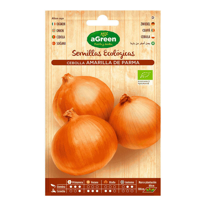 Pack De 10 Unidades - Sobre Con Semillas Eco De Cebolla Amarilla Parma Agreen