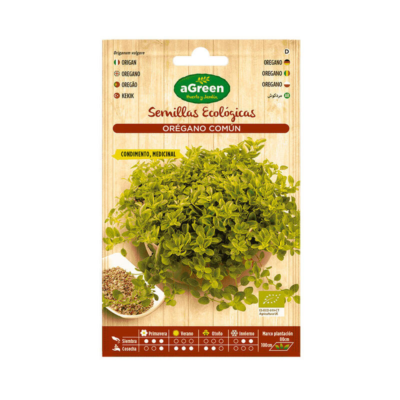 Pack De 10 Unidades - Sobre Con Semillas Eco De Orégano Agreen