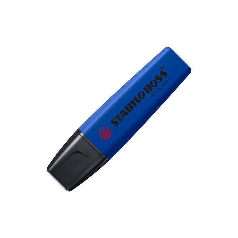 Pack De 10 Unidades Stabilo Marcador Boss Original Naturecolors Wildflower Edition Azul Marino