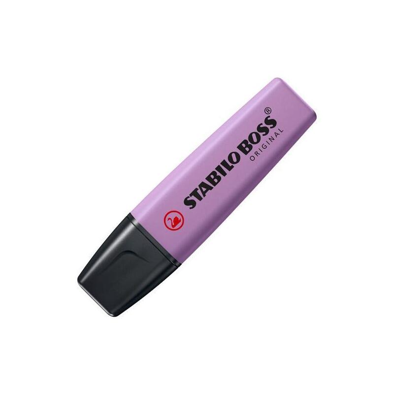 Pack De 10 Unidades Stabilo Marcador Boss Original Naturecolors Wildflower Edition Lila Grisáceo