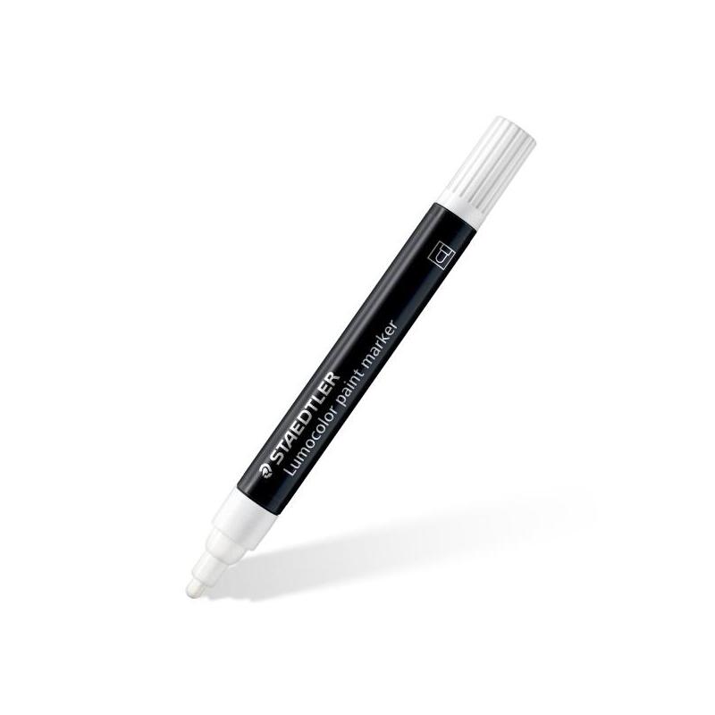 Pack De 10 Unidades Staedtler Lumocolor 349 Marcador Acrilico Permanente - Trazo 2.4 Mm Aprox. - Tinta Base De Agua -