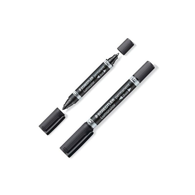 Pack De 10 Unidades Staedtler Marcador Permanente Lumocolor 348-9 Negro
