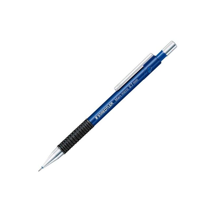 Pack De 10 Unidades Staedtler Mars Micro 775 Portaminas 0.7mm - Punta Metalica Retractil - Mina Amortiguada - Grip De
