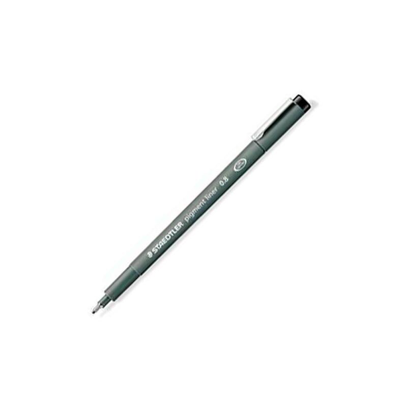Pack De 10 Unidades Staedtler Rotulador Calibrado Pigment Liner 0.05mm Negro