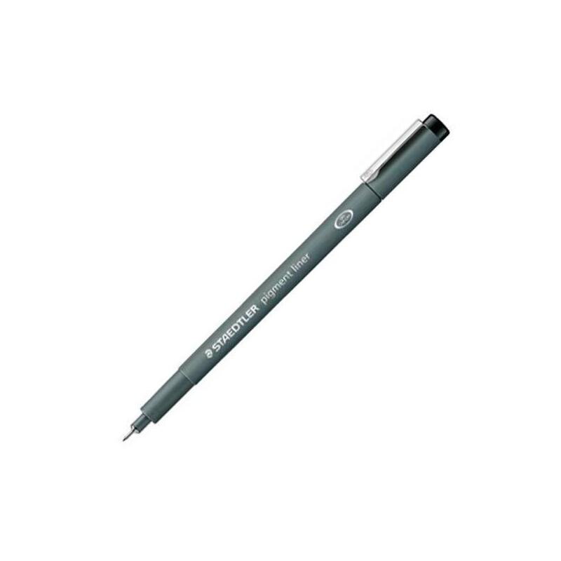 Pack De 10 Unidades Staedtler Rotulador Calibrado Pigment Liner 0.1mm Negro