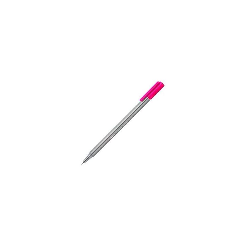 Pack De 10 Unidades Staedtler Rotulador Triplus Fineliner 334 Punta Superfina Magenta