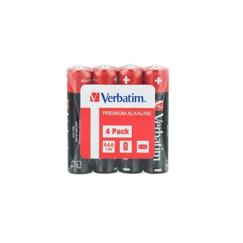 Pack De 10 Unidades Verbatim Pilas Alcalinas Aa - Lr06 Retractiladas - Pack 4 Uds