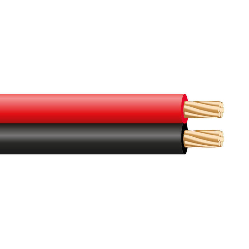 Pack De 100 Unidades - Paralelo 2x1,5mm Rojo Y Negro "Audio" Euro/Mts (Bobina Pequeña Ø200x80mm)