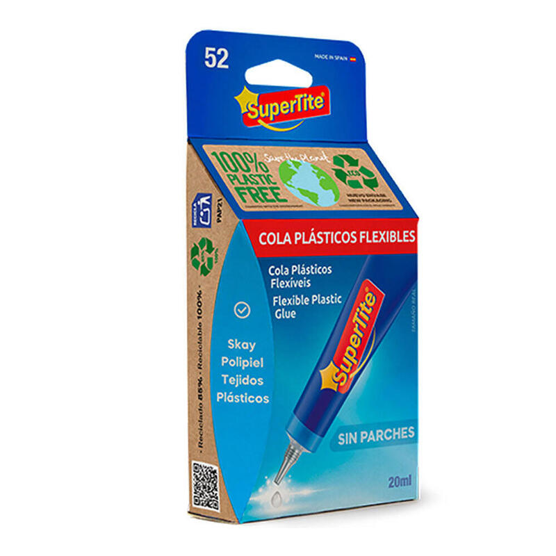 Pack De 12 Unidades - Adhesivo Plast Flexibles,Blister 20ml 2452 Supertite