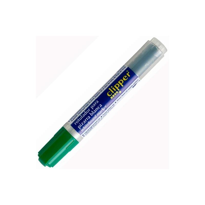 Pack De 12 Unidades Alpino Rotulador Pizarra Blanca Liquid Clipper Sin Olor Verde
