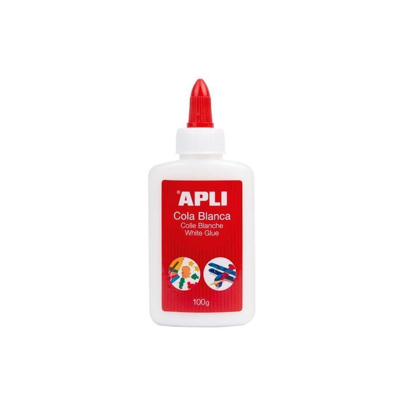 Pack De 12 Unidades Apli Cola Blanca Líquida Bote Con Aplicador 100gr