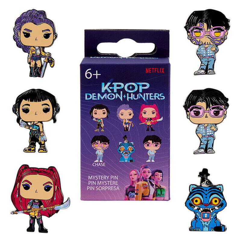 Pack De 12 Unidades - Blind Box Mystery Enamel Pin Kpop Demon Hunters Loungefly Surtido