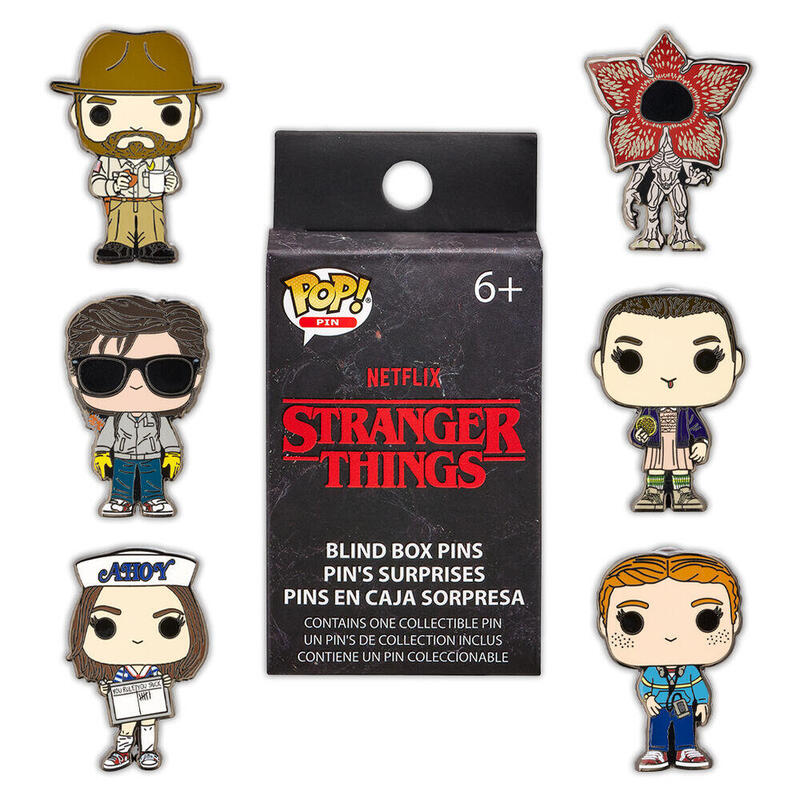 Pack De 12 Unidades - Blind Box Mystery Enamel Pin Stranger Things Loungefly Surtido