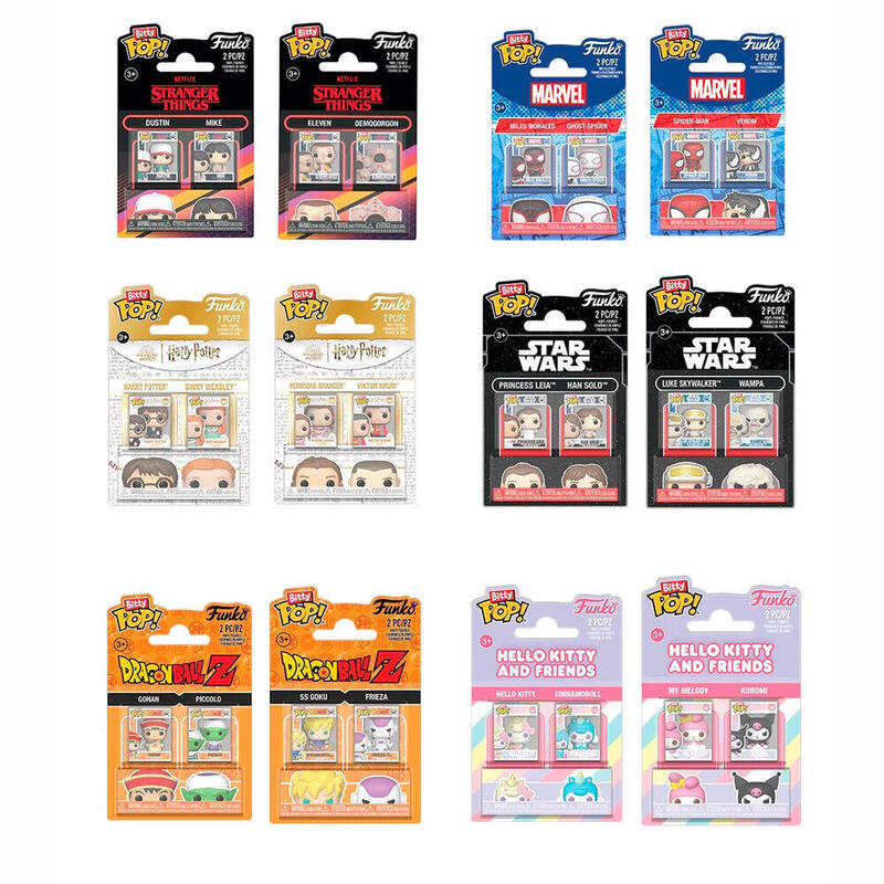 Pack De 12 Unidades - Blister 2 Bitty Pop! Surtido