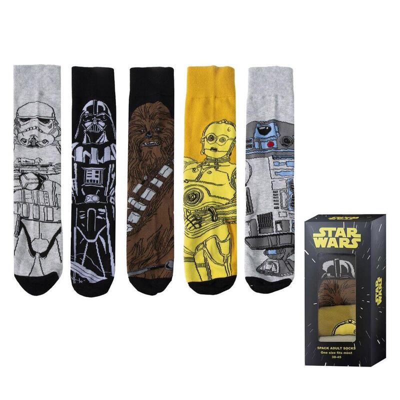 Pack De 12 Unidades - Blister 5 Pares Calcetines Star Wars Adulto