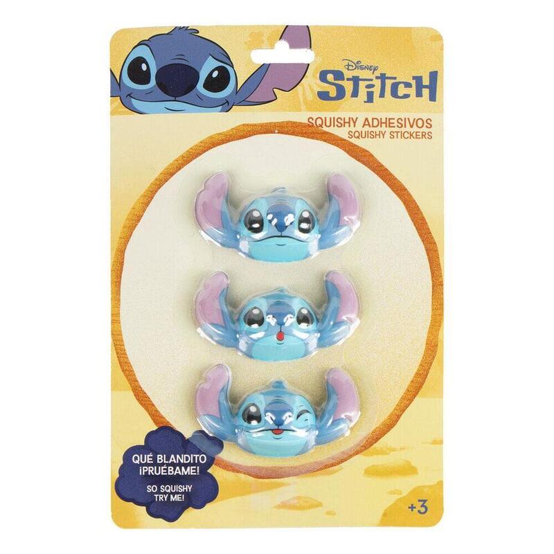 Pack De 12 Unidades - Blister Pegatinas Squishy Stitch Disney