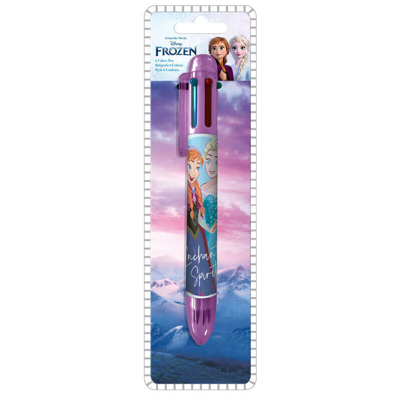 Pack De 12 Unidades - Boligrafo 6 Colores Frozen Ii Disney