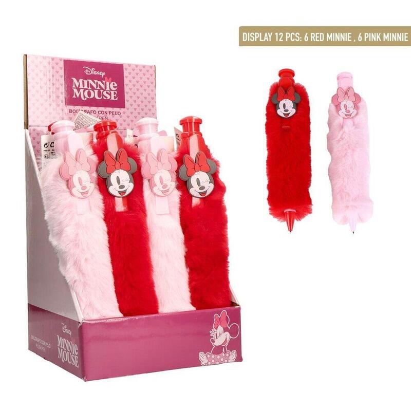 Pack De 12 Unidades - Boligrafo Peluche Minnie Disney Surtido