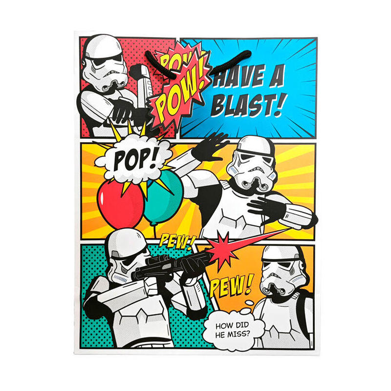 Pack De 12 Unidades - Bolsa Regalo The Original Stormtrooper Comic Strip Grande Star Wars Surtido