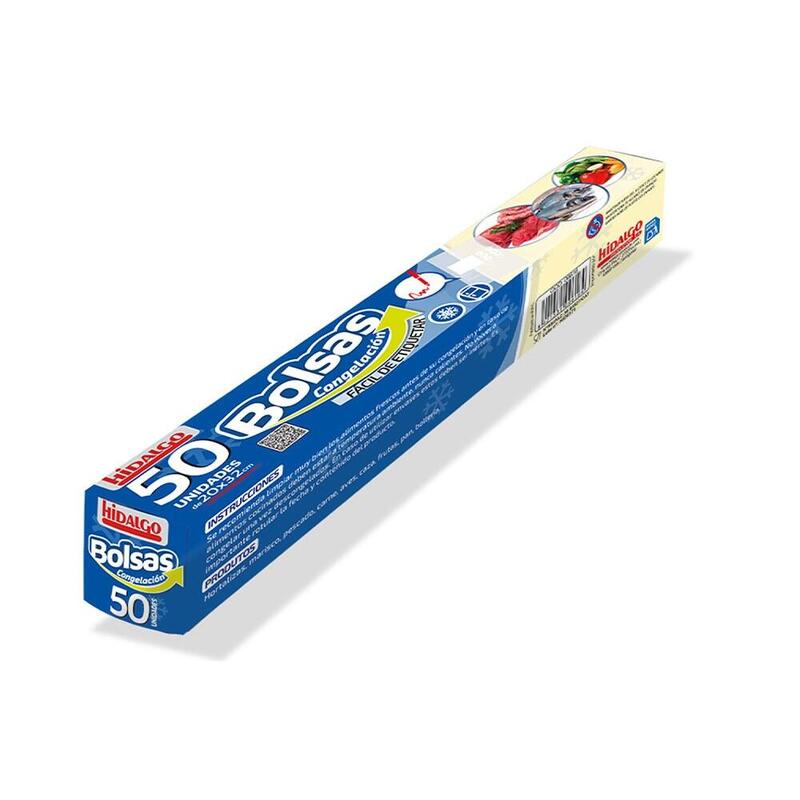 Pack De 12 Unidades - Bolsas De Congelación 20 X 32 Cm, Caja 50 Uds