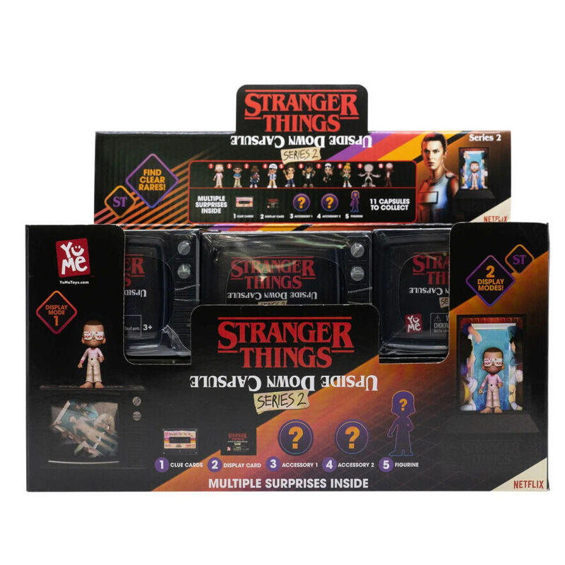 Pack De 12 Unidades - Capsula Tv Figura Sorpresa Stranger Things Surtido