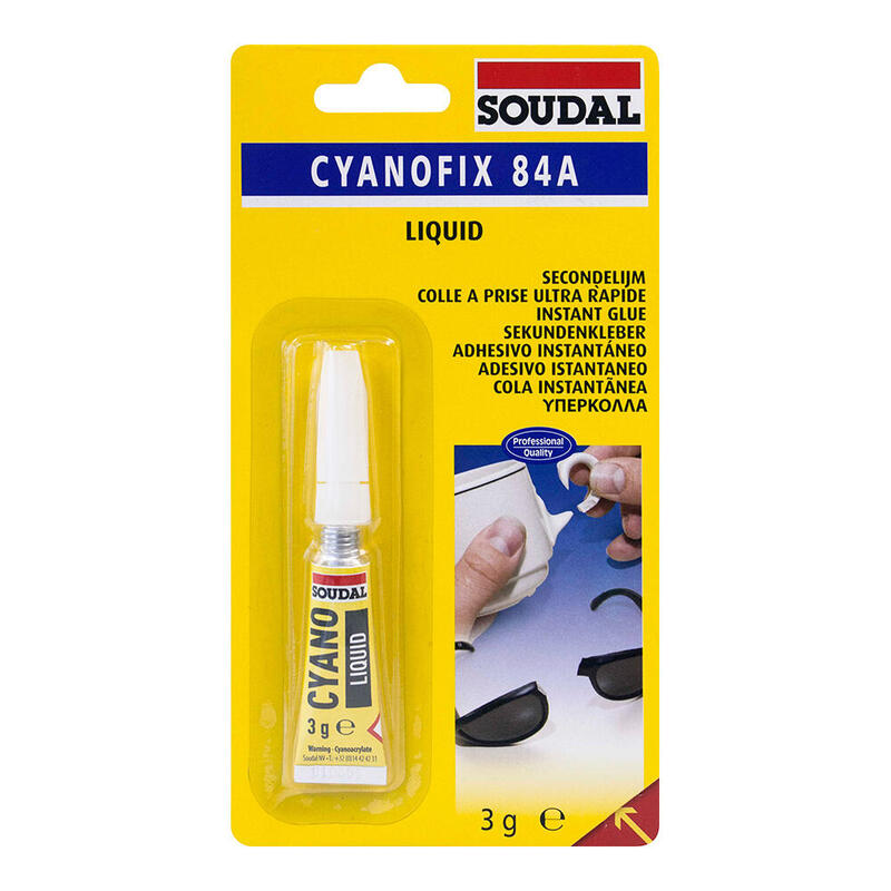 Pack De 12 Unidades - Cianocrilato Instantaneo De Uso Universal 3g 100072 Soudal
