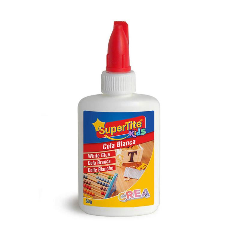 Pack De 12 Unidades - Cola Blanca Escolar, Bote 60g A2423 Supertite
