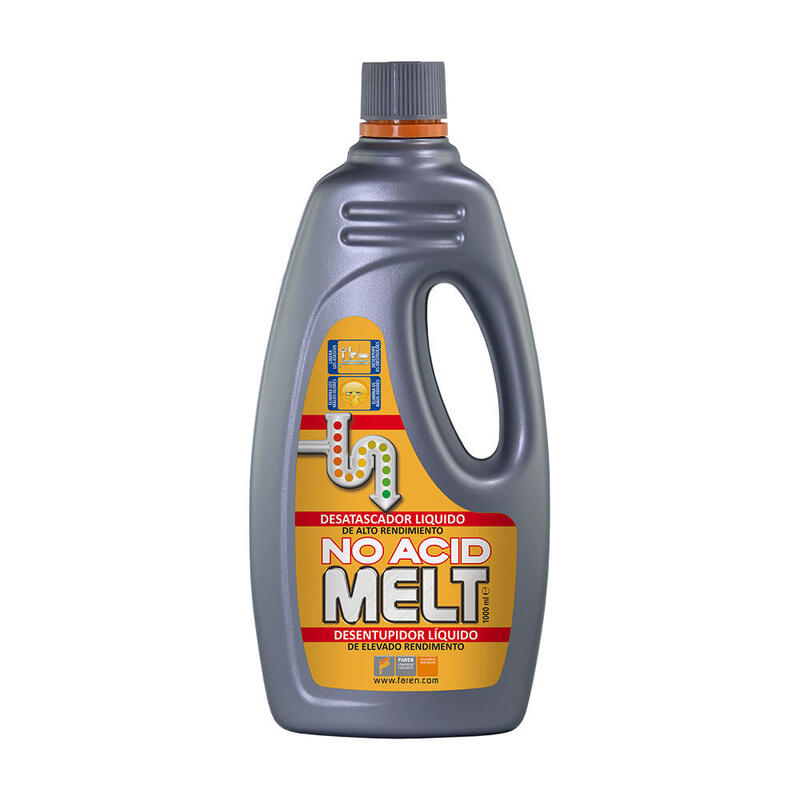 Pack De 12 Unidades - Desatascador Sin Ácido Sulfúrico 1000ml Melt
