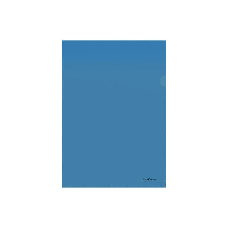 Pack De 12 Unidades Erichkrause Dossiers Uñero Fizzy Classic - A4 Semitransparente - Color Azul