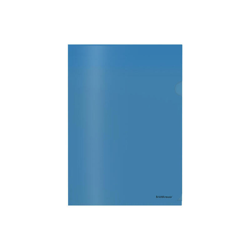 Pack De 12 Unidades Erichkrause Dossiers Uñero Glossy Classic - A4 Semitransparente - Color Azul