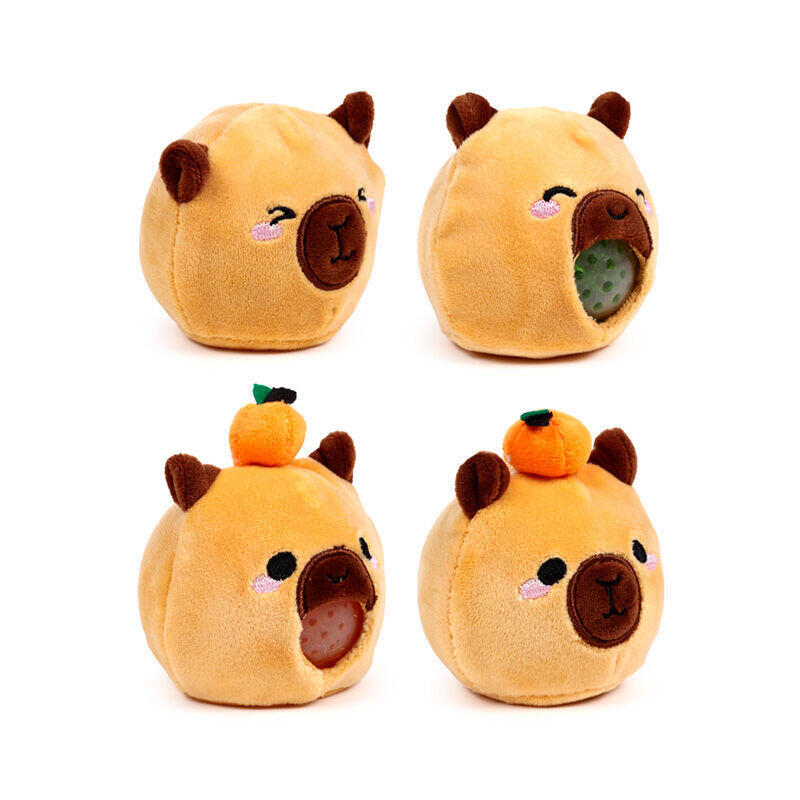 Pack De 12 Unidades Estrujable Capibara Queasy Squeezies Surtido