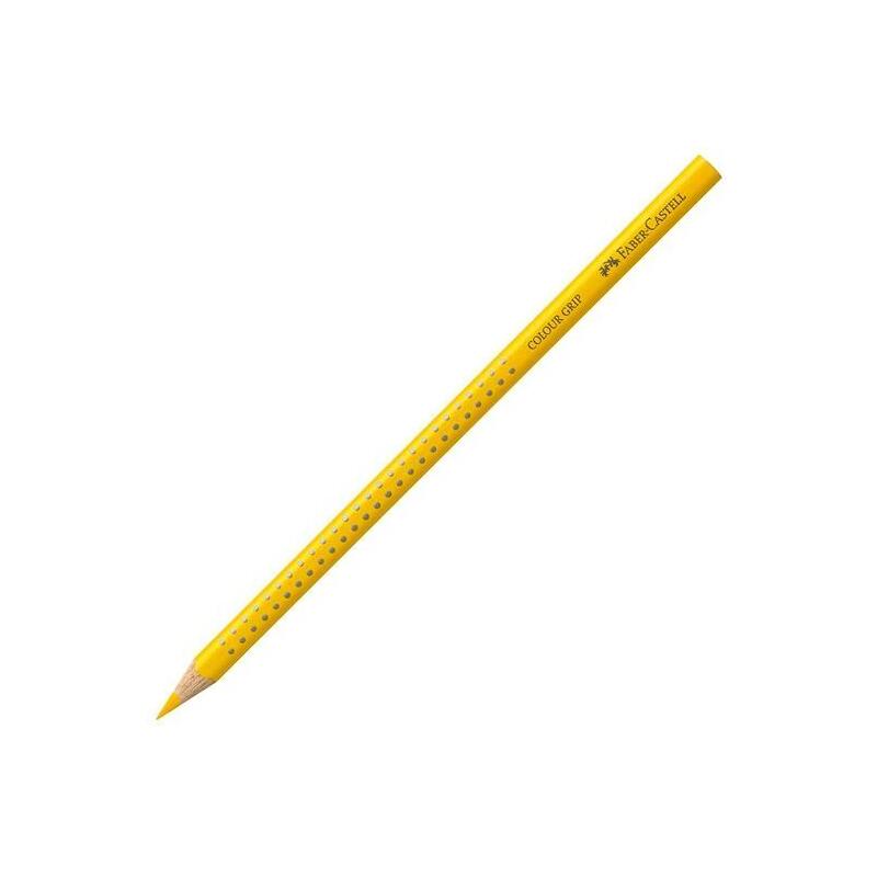 Pack De 12 Unidades Faber Castell Lápiz De Color Acuarelable Colour Grip Amarillo Cadmio