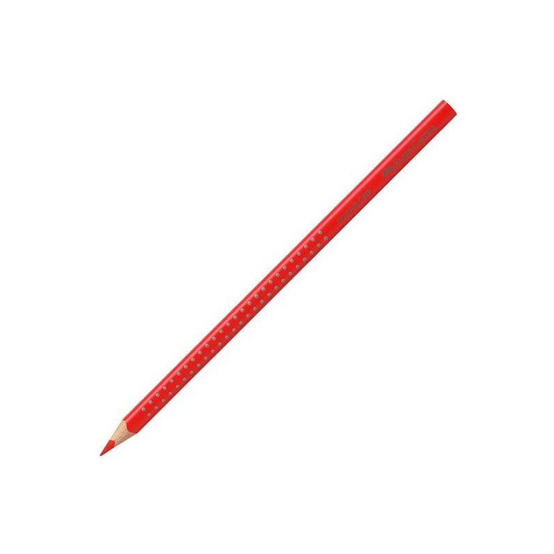 Pack De 12 Unidades Faber Castell Lápiz De Color Acuarelable Colour Grip Rojo Escarlata