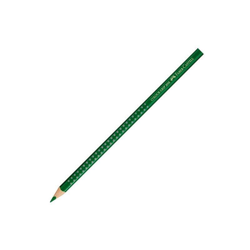 Pack De 12 Unidades Faber Castell Lápiz De Color Acuarelable Colour Grip Verde Oliva