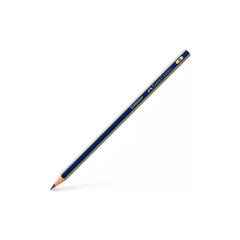 Pack De 12 Unidades Faber Castell Lápiz De Grafito Modelo Goldfaber 1221 B