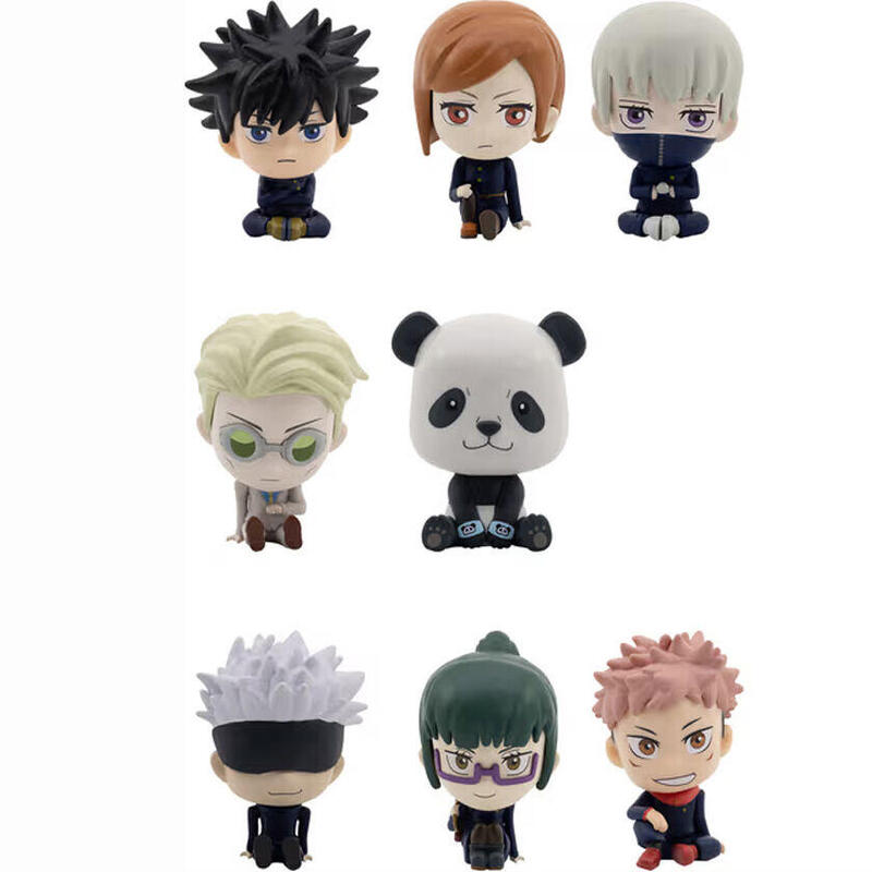 Pack De 12 Unidades - Figura Bobble Head Jujutsu Kaisen 6cm Surtido