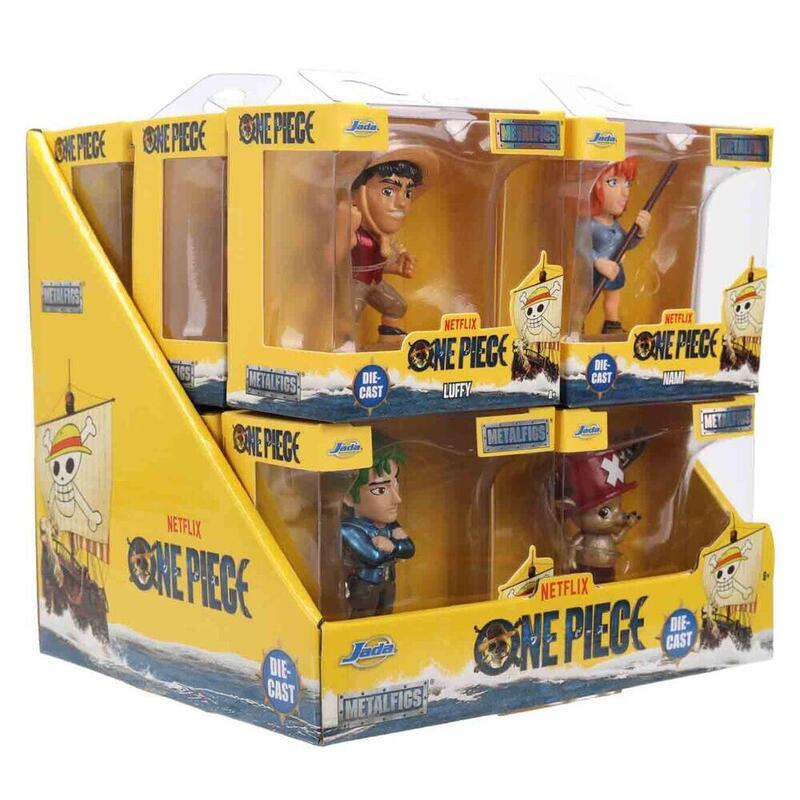 Pack De 12 Unidades - Figura Metalfigs One Piece 7cm Surtido