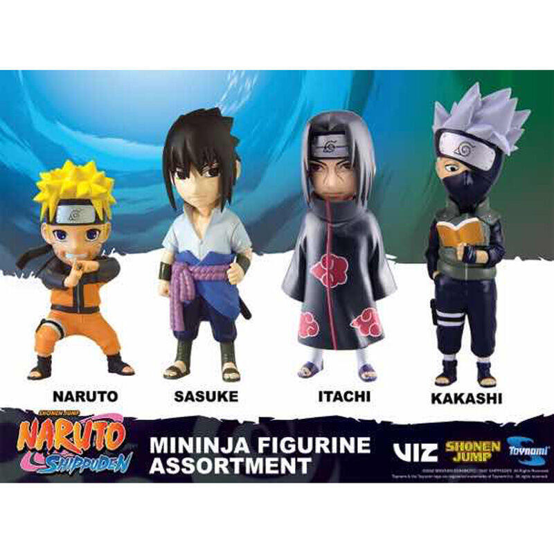 Pack De 12 Unidades - Figura Mininja Naruto Shippuden 5cm Surtido