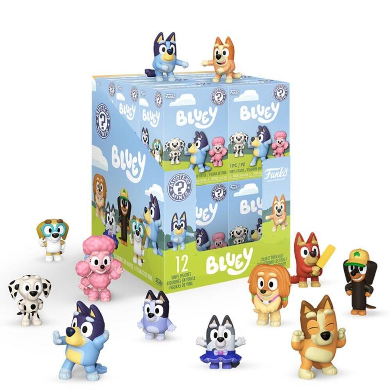 Pack De 12 Unidades - Figura Mystery Mini Bluey Surtido