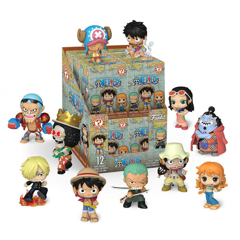 Pack De 12 Unidades - Figura Mystery Mini One Piece Fish Man Island Surtido