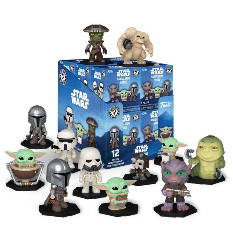 Pack De 12 Unidades - Figura Mystery Mini Star Wars: The Mandalorian & Grogu Surtido