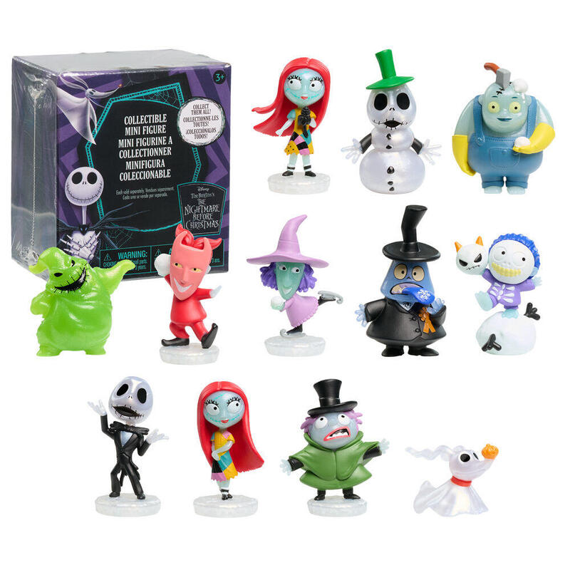 Pack De 12 Unidades - Figura Sorpresa Pesadilla Antes De Navidad Disney Surtido