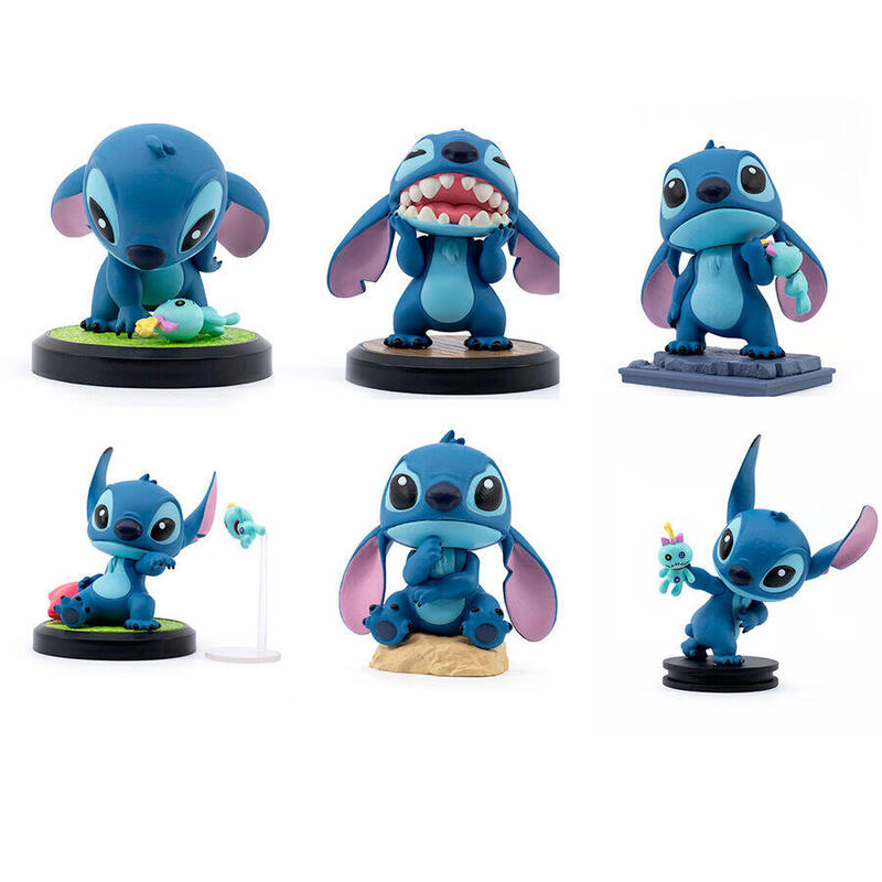 Pack De 12 Unidades - Figura Sorpresa Stitch Disney Surtido