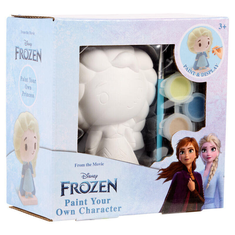 Pack De 12 Unidades - Figura Yeso Para Pintar Frozen Disney