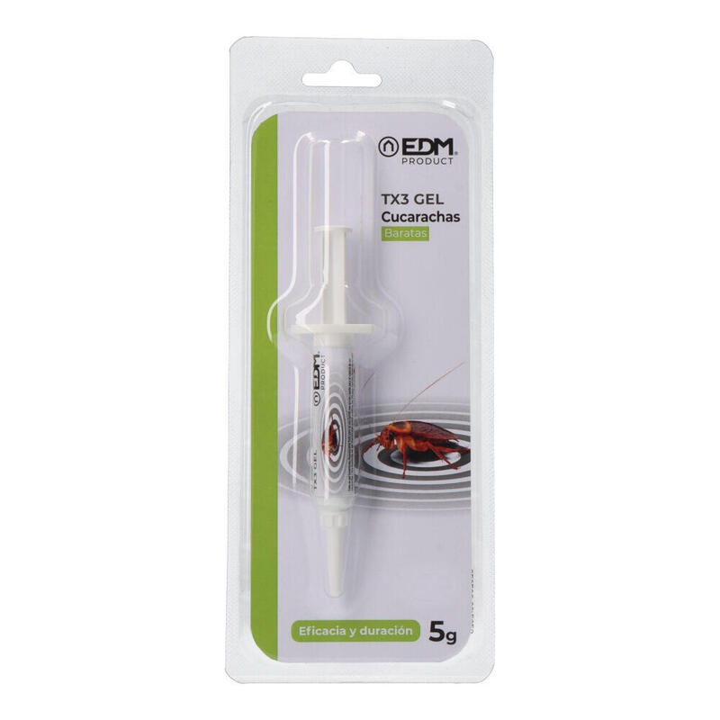 Pack De 12 Unidades - Gel Jeringa Tx3 Cucarachas 5 G