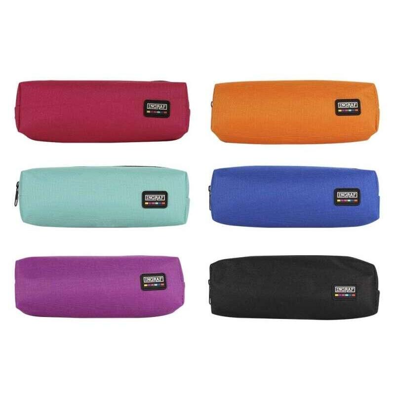 Pack De 12 Unidades Ingraf Mediterraneo Portatodo 1 Cremallera - Diseño Compacto - Ideal Para Organizar - Material
