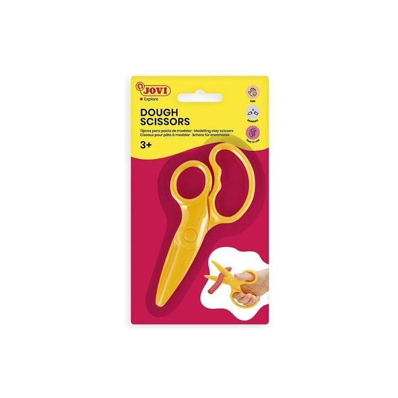 Pack De 12 Unidades Jovi Dough Scissors Blíster Tijeras Corta Pasta